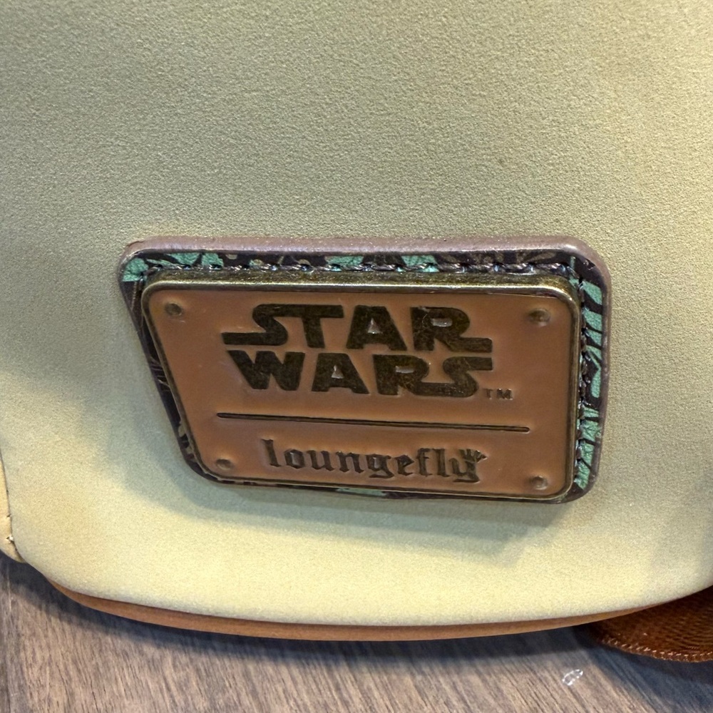 Used Once! Loungefly Star Wars Wicket Ewok Footsie Mini Backpack - Picture 9 of 11